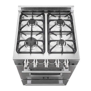 FORNO Breno 24" Freestanding Gas Range, FFSGS6272-24 FORNO