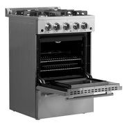 FORNO Breno 24" Freestanding Gas Range, FFSGS6272-24 FORNO