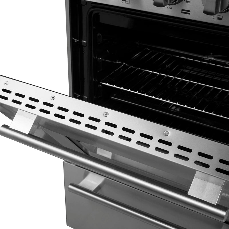 FORNO Breno 24" Freestanding Gas Range, FFSGS6272-24 FORNO