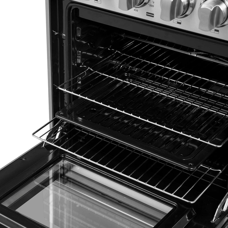 FORNO Breno 24" Freestanding Gas Range, FFSGS6272-24 FORNO