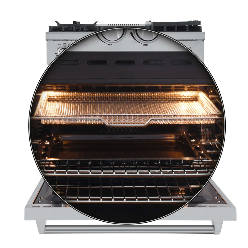 FORNO Lazio 30" Freestanding Gas Range, FFSGS6276-30 FORNO