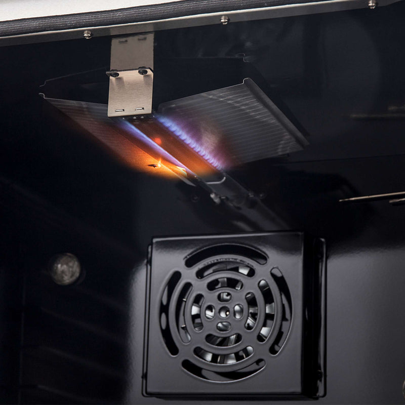 FORNO Marco 30-inch Gas Range Stainless Steel, 4 Burners 37,000 BTU, 4.32 cu.ft. Convection Oven, FFSGS6277-30 FORNO