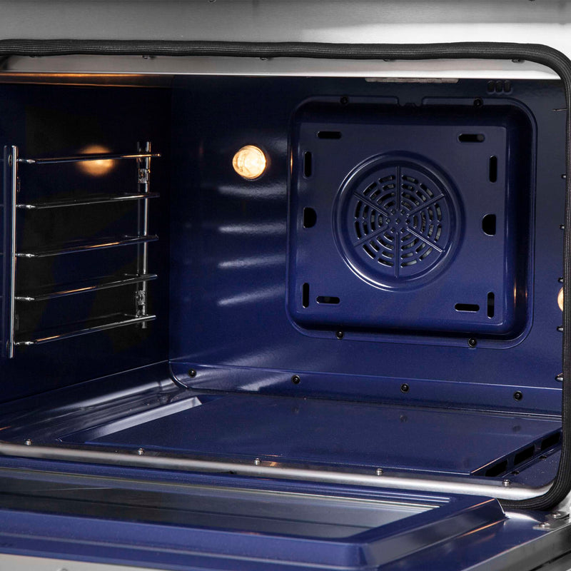 FORNO Massimo 48" Freestanding French Door Dual Fuel Range, FFSGS6325-48 FORNO