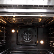 FORNO Galiano 30" Freestanding French Door Dual Fuel Range, FFSGS6356-30 FORNO