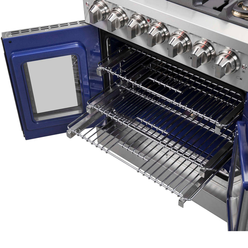 FORNO Capriasca 30" Freestanding French Door Dual Fuel Range, FFSGS6387-30 FORNO