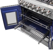 FORNO Capriasca 30" Freestanding French Door Dual Fuel Range, FFSGS6387-30 FORNO