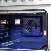 FORNO Capriasca 48" Freestanding French Door Dual Fuel Range, FFSGS6387-48 FORNO