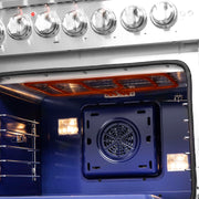 FORNO Capriasca 48" Freestanding French Door Dual Fuel Range, FFSGS6387-48 FORNO