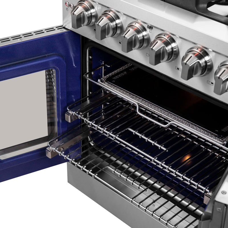 FORNO Massimo 30" French Door Gas Range, FFSGS6439-30 FORNO