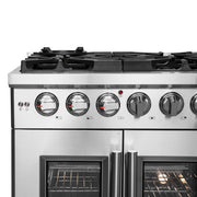 FORNO Massimo 30" French Door Gas Range, FFSGS6439-30 FORNO