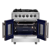 FORNO Massimo 30" French Door Gas Range, FFSGS6439-30 FORNO
