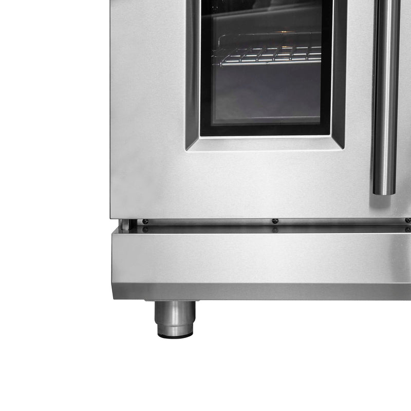 FORNO Massimo 48" Freestanding French Door Gas Range, FFSGS6439-48 FORNO