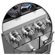 FORNO Massimo 48" Freestanding French Door Gas Range, FFSGS6439-48 FORNO
