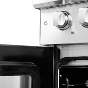 FORNO Galiano 30" Freestanding French Door Gas Range, FFSGS6444-30 FORNO