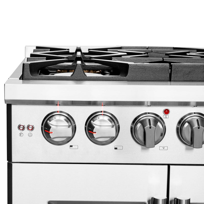 FORNO Capriasca 30" Freestanding French Door Gas Range, FFSGS6460-30 FORNO