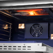 FORNO Capriasca 48" Freestanding French Door Gas Range, FFSGS6460-48 FORNO