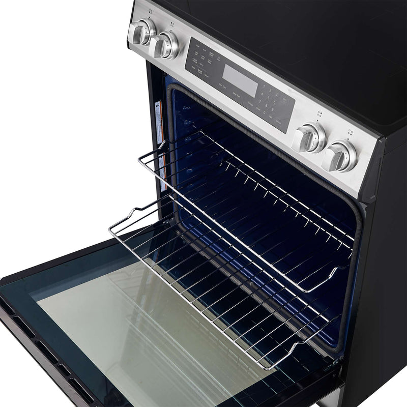 FORNO Donatello Espresso 30-Inch Slide-In Induction Range Stainless-Steel, FFSIN0905-30 FORNO