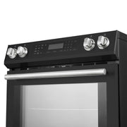 FORNO Donatello Espresso 30-Inch Slide-In Induction Range Black, FFSIN0905-30BLK FORNO