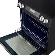FORNO Donatello Espresso 30-Inch Slide-In Induction Range Black, FFSIN0905-30BLK FORNO