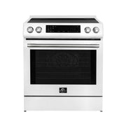 FORNO Donatello Espresso  30-Inch Slide-In Induction Range White, FFSIN0905-30WHT FORNO