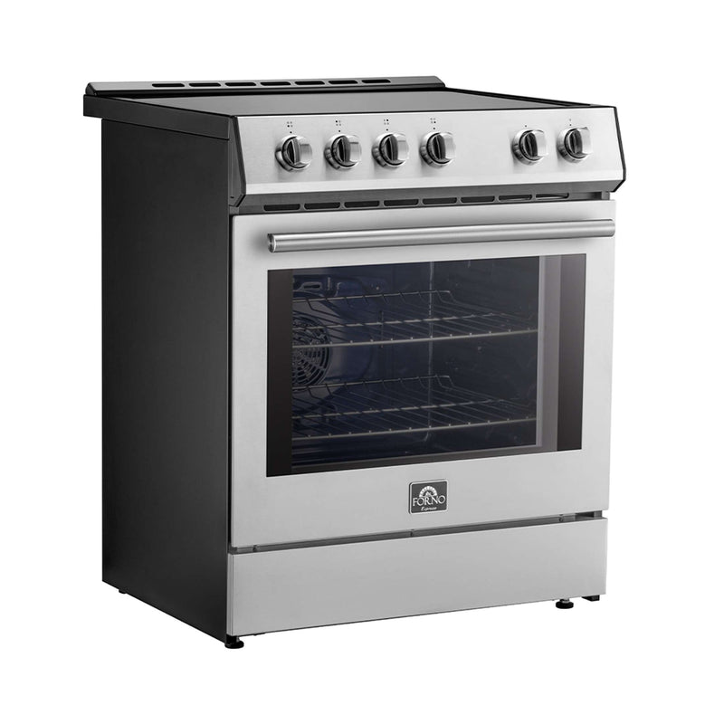 FORNO Leonardo Espresso 30-Inch Slide-In Induction Range Stainless-Steel, FFSIN0982-30 FORNO