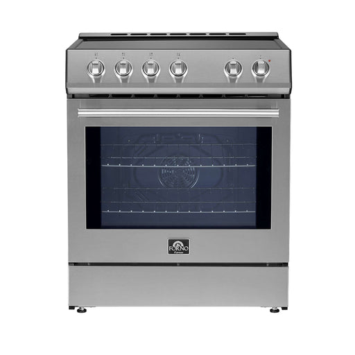 FORNO Leonardo Espresso 30-Inch Slide-In Induction Range Stainless-Steel, FFSIN0982-30 FORNO