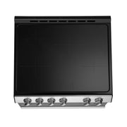FORNO Leonardo Espresso 30-Inch Slide-In Induction Range Stainless-Steel, FFSIN0982-30 FORNO