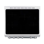 FORNO Leonardo Espresso 30-Inch Slide-In White Induction Range, FFSIN0982-30WHT FORNO