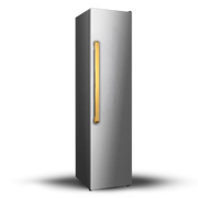 24" Refrigerator Built-In Column with Water Dispenser – VEGA Edition Induction Hardware