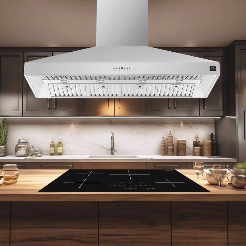 FORNO Coppito 60'' Island Range Hood, FRHIS5129-60 FORNO