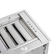FORNO Frassanito 48" Recessed Range Hood with Baffle Filters, FRHRE5346-48 FORNO