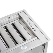 FORNO Frassanito 60" Recessed Range Hood with Baffle Filters, FRHRE5346-60 FORNO