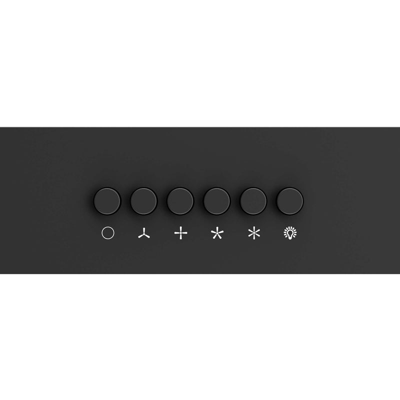 FORNO Bari Espresso 30" Under Cabinet Range Hood in Black, FRHUC5255-30BLK FORNO