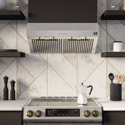 FORNO Espresso Bundle - 30" Electric Range, Under Cabinet Range Hood, 31" Refrigerator and 24" Dishwasher, FBDL-010-01US FORNO