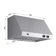 FORNO Biagio 30" Wall Mounted Range Hood, FRHWM5009-30 FORNO