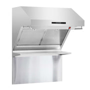 FORNO Savona - 30" Wall Mount Range Hood with Hybrid Stainless Filters & Back Splash, FRHWM5029-30HB FORNO