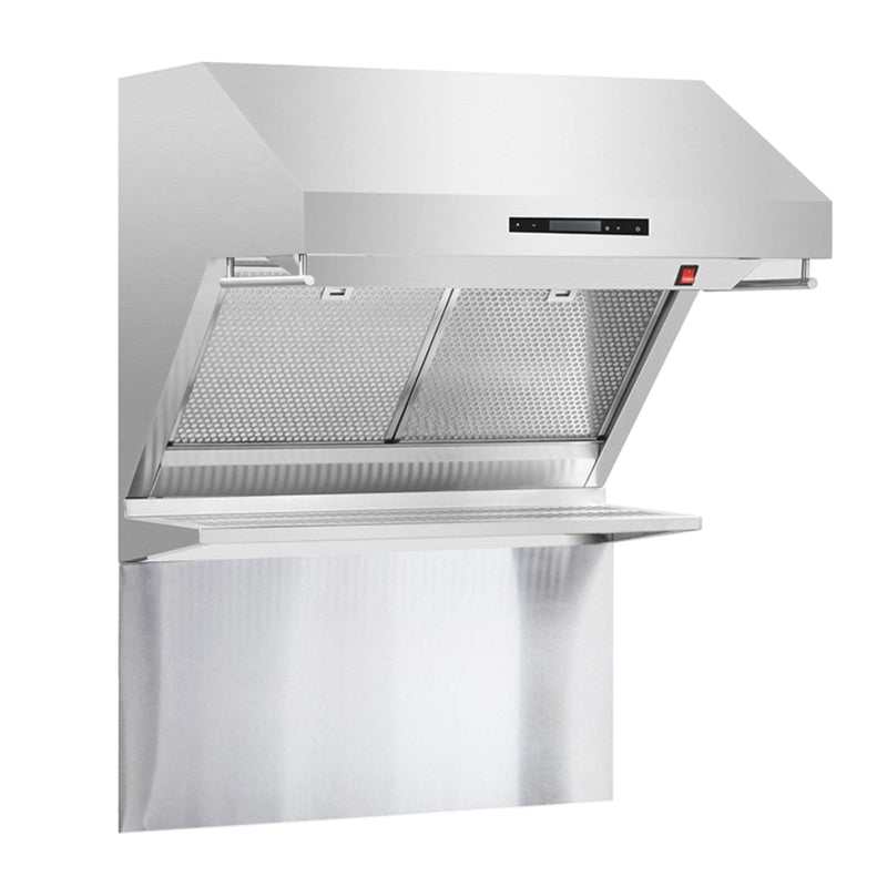 FORNO Savona - 30" Wall Mount Range Hood with Hybrid Stainless Filters & Back Splash, FRHWM5029-30HB FORNO