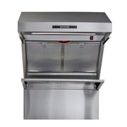 FORNO Savona - 30" Wall Mount Range Hood with Hybrid Stainless Filters & Back Splash, FRHWM5029-30HB FORNO