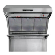 FORNO Savona - 36" Wall Mount Range Hood with Hybrid Stainless Filters & Back Splash, FRHWM5029-36HB FORNO