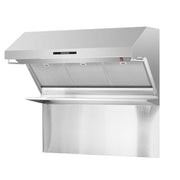 FORNO Premium 3-Piece Kitchen Bundle - 48 Inch Pro Gas Range, Wall Mount Range Hood, Refrigerator, FBDL-019-05US FORNO