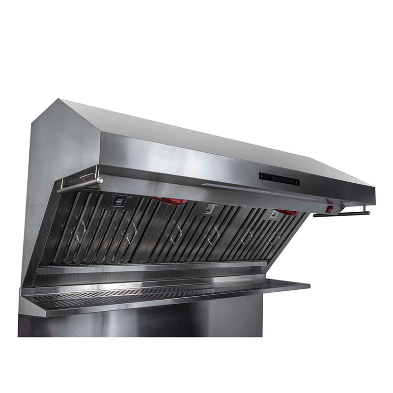 FORNO Savona - 48" Wall Mount Range Hood With Baffle Filter & Back Splash, FRHWM5029-48 FORNO