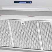 FORNO Savona 60" Wall Mount Range Hood with Hybrid Filters & Back Splash, FRHWM5029-60HB FORNO