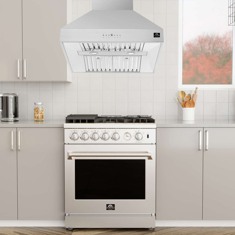 FORNO Orvieto 30'' Wall Mount Range Hood, FRHWM5094-30 FORNO