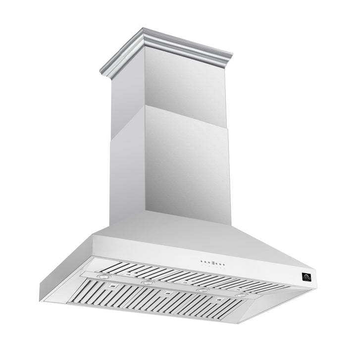 FORNO Orvieto 48" 1,200 CFM Wall Mount Range Hood in Stainless Steel-  FRHWM5094-48 FORNO