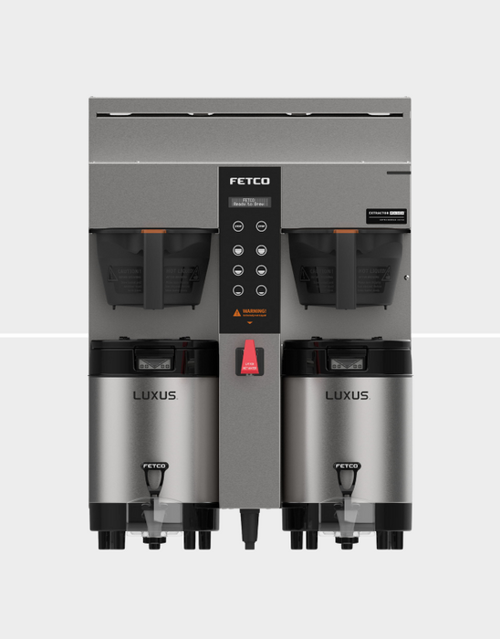 FETCO CBS-1232 Plus Twin 1 Gal. Coffee Brewer – 240V, Single Phase