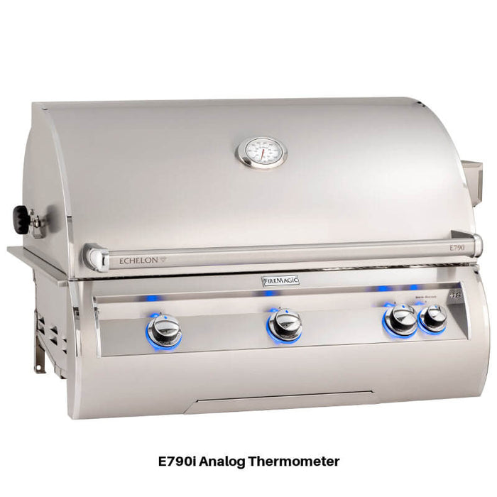 Fire Magic 790 Contemporary Grill Island With Refrigerator - ID790-SMR-115BA