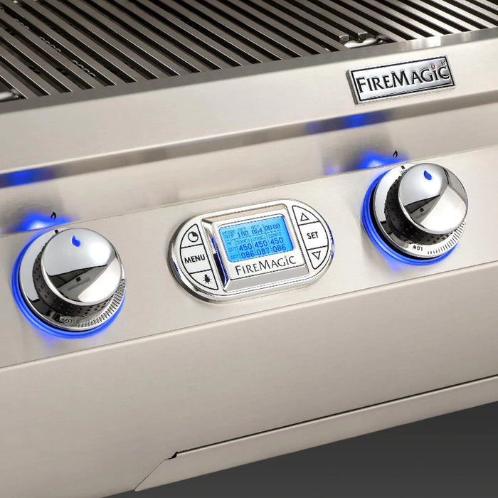 Fire Magic 790 Contemporary Grill Island With Refrigerator - ID790-SMR-115BA