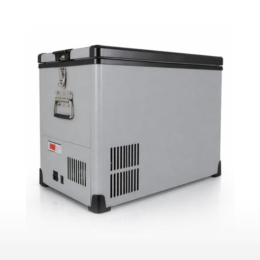 Whynter FM-452SG Elite 45 Quart Portable Freezer & Fridge – Dual Zone, 12V/24V DC & 110V AC, -8°F to 50°F, Wheeled Travel Cooler Whynter