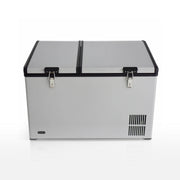 Whynter FM-901DZ 90 Quart Dual Zone Portable Fridge & Freezer – 12V/110V AC, Wheeled Travel Cooler, -8°F to 50°F Whynter