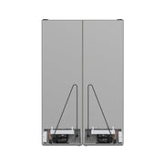 FORNO Guardia 46.8" 21.6 cu. ft. Side-By-Side Refrigerator with Bottom Freezer in Stainless Steel- FFFFD1778-48 FORNO